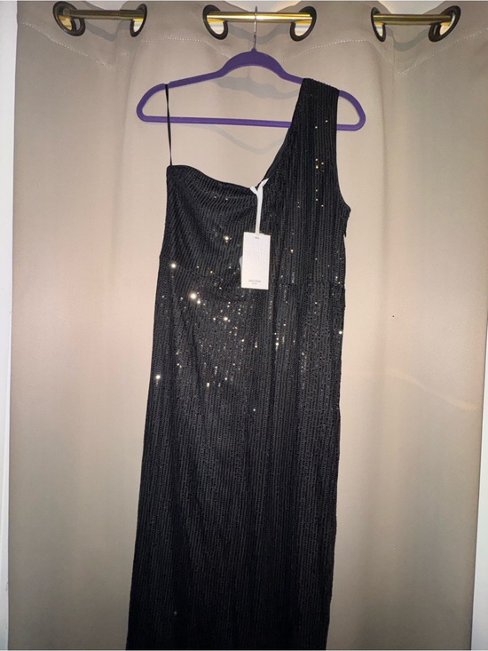 Grace Karin Dresses & Skirts - Grace Karin Black One-Shoulder Sequin Evening Gown